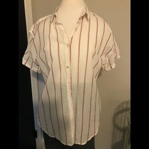 Universal Thread Sz L Short Sleeve Button Down